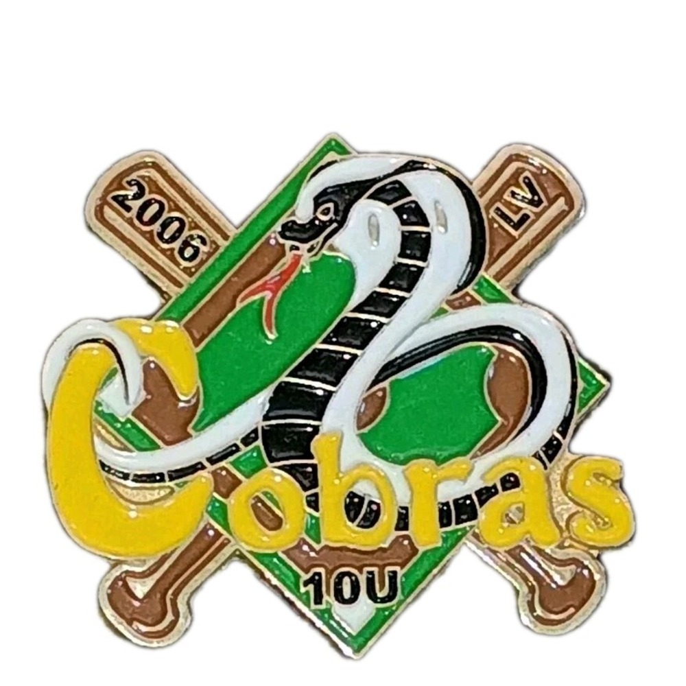 2006 LV Cobras 10U Baseball Little League Las Vegas Lapel Hat Pin Pinback